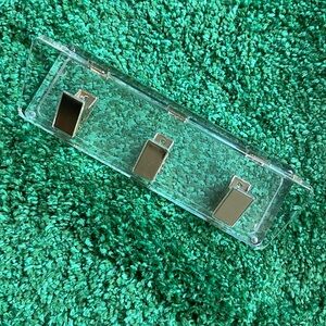 NWOT Russell + Hazel Mini Acrylic & Goldtone 3 Hole Punch for Mini Ring Binders